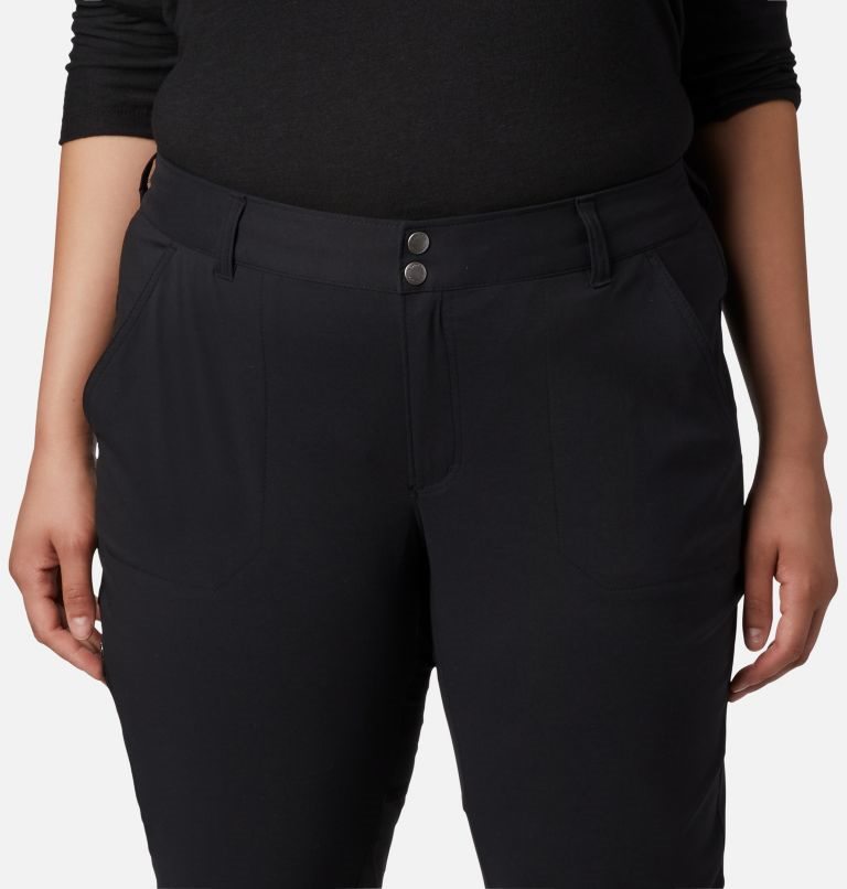 Women's Columbia Saturday Trail Stretch Pants Black | Plus Size CA-K834C